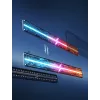 Išmaniosios sieninės šviesos plokštės Govee Gaming Wall Lights (4+1) – Wi-Fi/Bluetooth, daugiaspalvės, 4 vnt., 370×45×30 mm