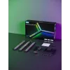 Išmaniosios sieninės šviesos plokštės Govee Gaming Wall Lights (4+1) – Wi-Fi/Bluetooth, daugiaspalvės, 4 vnt., 370×45×30 mm