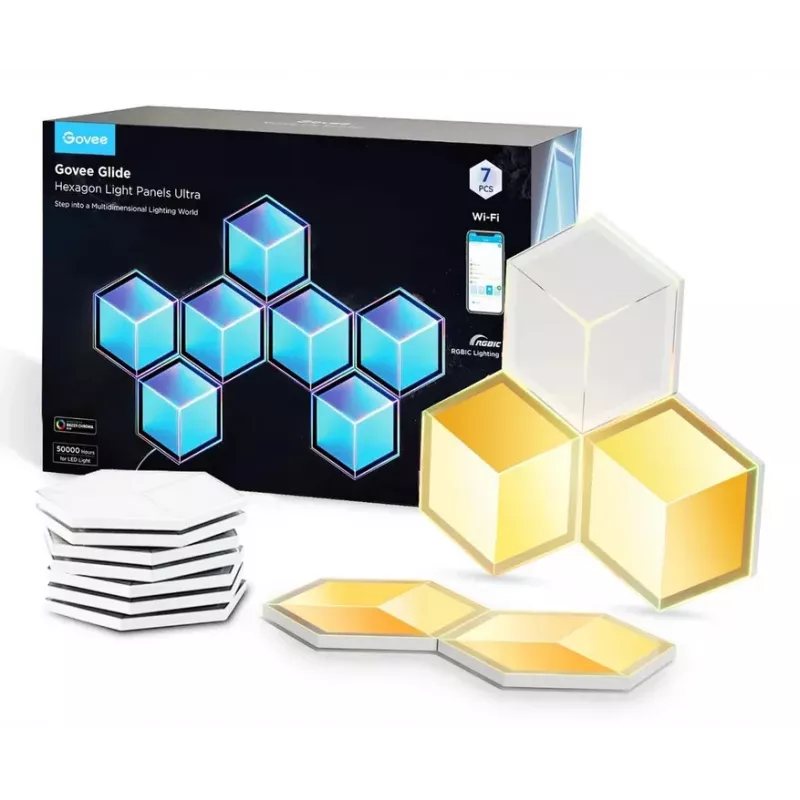 LED šviesos plokštės Govee H606A RGBIC Wi‑Fi & Bluetooth 2,4 GHz