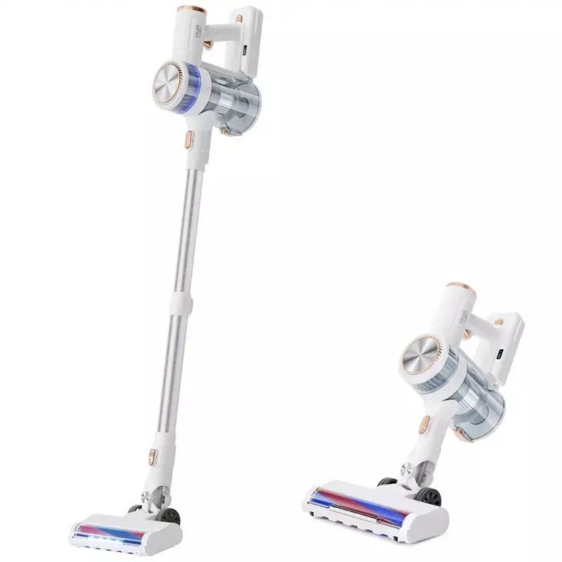 Belaidis vertikalus dulkių siurblys Adler AD 7079, bešepetėlis variklis, 9000 Pa, 2200 mAh, 0,4 L be maišelio