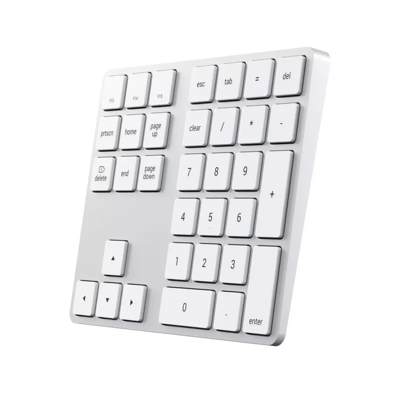 Skaitmeninis klavišų blokas Satechi ST-XLABKS — Bluetooth, 33 klavišai, sidabrinis, 124,7 g