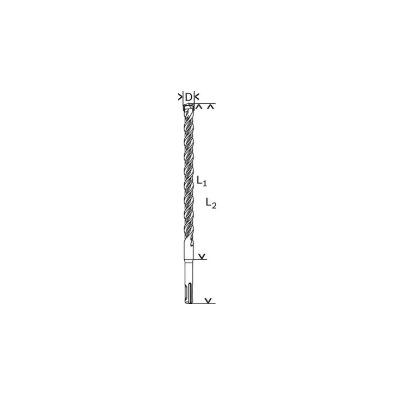 Gręžtai Bosch SDS plus-5 2608597122