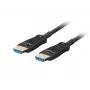 HDMI kabelis Lanberg CA-HDMI-30FB-0500-BK 50 m HDMI A tipas 2.1 48 Gbit/s juodas
