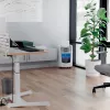 Smulkintuvas Leitz IQ OptiMax Small Office 350, mikro pjūvis, apsaugos lygis P5, 22 l, baltas