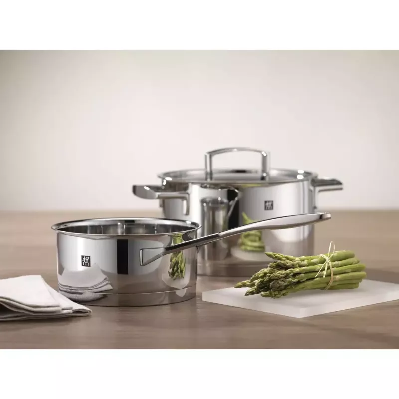 Zwilling Passion 66060-000-0 puodų rinkinys, 5 dalių, sidabrinis