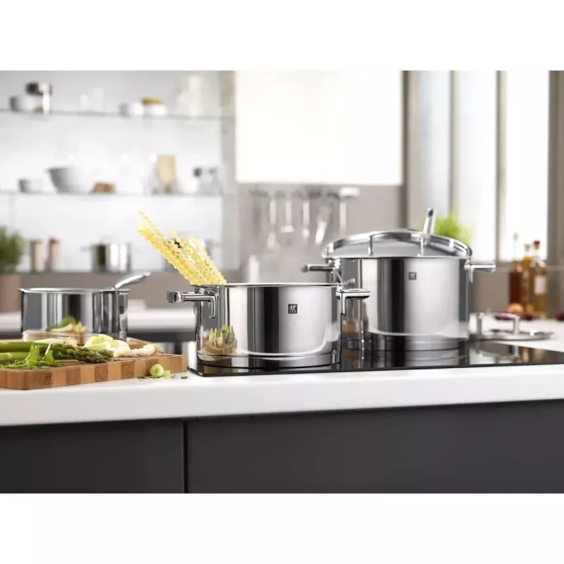 Zwilling Passion 66060-000-0 puodų rinkinys, 5 dalių, sidabrinis