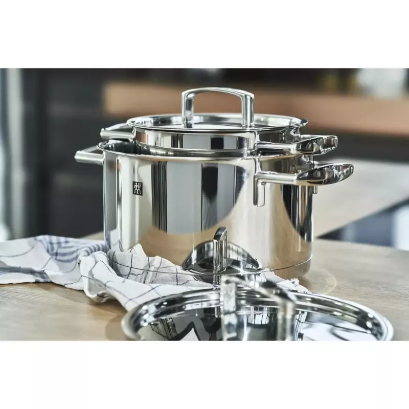 Zwilling Passion 66060-000-0 puodų rinkinys, 5 dalių, sidabrinis