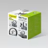 Elektrinis virdulys Maestro MR-1302-GREY 2,5 L Nerūdijantis plienas, Pilkas korpusas, Švilpukas, Šalčiai atsparios rankenos