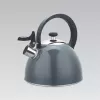 Elektrinis virdulys Maestro MR-1302-GREY 2,5 L Nerūdijantis plienas, Pilkas korpusas, Švilpukas, Šalčiai atsparios rankenos