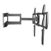 Sieninis TV laikiklis MONTIS DENALI MT162 37–105 col., plieninis, 75 kg, VESA 200x100–800x600, pakreipiamas/pasukamas/sukamas, 7,3–60,9 cm
