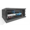 DIGITUS 4U sieninis montavimo spintos komplektas SOHO nesurinktas 241x540x400mm pilno stiklo priekinės durys juodos
