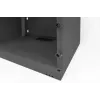 DIGITUS 4U sieninis montavimo spintos komplektas SOHO nesurinktas 241x540x400mm pilno stiklo priekinės durys juodos