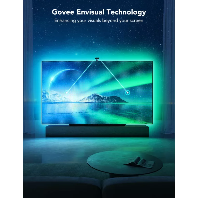 Govee H605C prošviesos juosta Wi-Fi/Bluetooth juoda 36W 3600mm