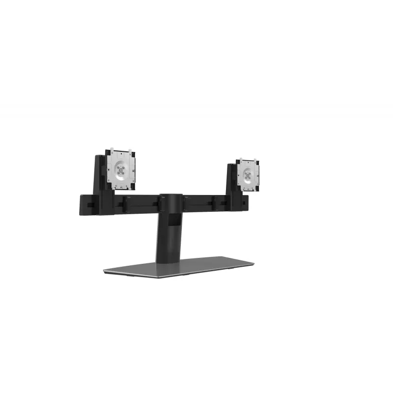 DELL Pro Dual Monitor Stovas MDS19, 6 kg, 48,3 cm (19 col.), 68,6 cm (27 col.), 100 x 100 mm, aukščio reguliavimas, aliuminis, juodas