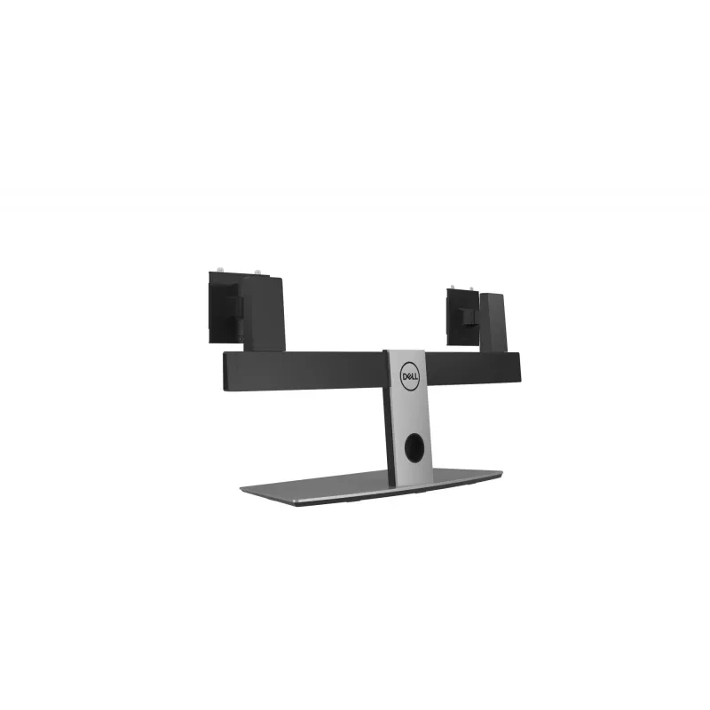 DELL Pro Dual Monitor Stovas MDS19, 6 kg, 48,3 cm (19 col.), 68,6 cm (27 col.), 100 x 100 mm, aukščio reguliavimas, aliuminis, juodas