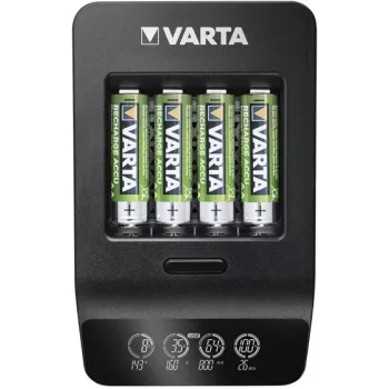 VARTA LCD Smart Charger+ su 4 AA baterijomis 2100 mAh