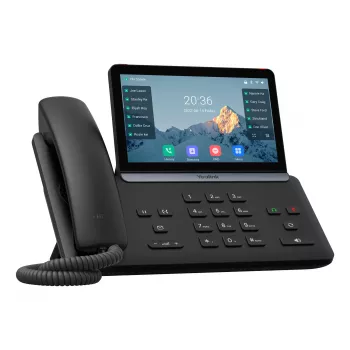 IP telefonas Yealink SIP-T87W – 7 colių LCD 800×480, laidinis ir belaidis ragelis, 1000 įrašų telefonų knyga, G.711/G.723/G.726/G.729 kodekai