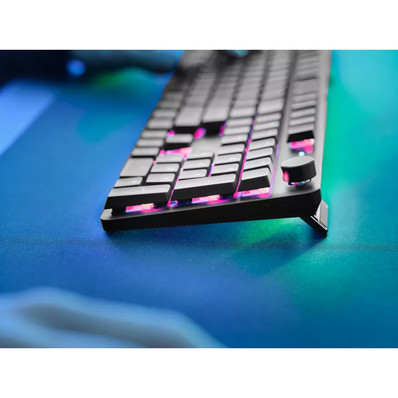 Trust GXT 868 Torix žaidimų klaviatūra USB + RF belaidis + Bluetooth QWERTY JAV anglų juoda