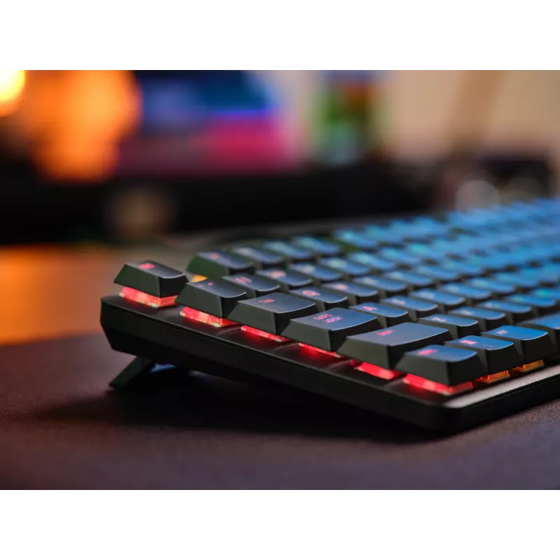 Trust GXT 868 Torix žaidimų klaviatūra USB + RF belaidis + Bluetooth QWERTY JAV anglų juoda
