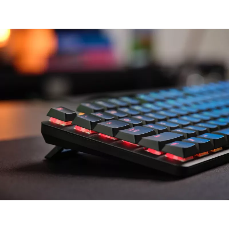 Trust GXT 868 Torix žaidimų klaviatūra USB + RF belaidis + Bluetooth QWERTY JAV anglų juoda