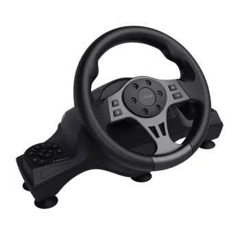 Trust GXT 289 Movi Black vairas su pedalais USB Nintendo Switch, PlayStation 4, Xbox One S, Xbox One X, Xbox Series S, Xbox Series X