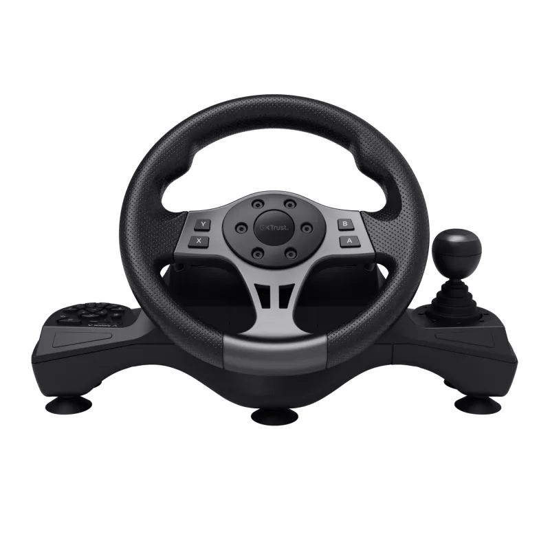 Trust GXT 289 Movi Black vairas su pedalais USB Nintendo Switch, PlayStation 4, Xbox One S, Xbox One X, Xbox Series S, Xbox Series X