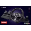 Trust GXT 289 Movi Black vairas su pedalais USB Nintendo Switch, PlayStation 4, Xbox One S, Xbox One X, Xbox Series S, Xbox Series X