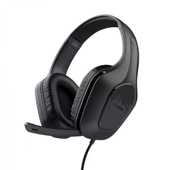 Trust GXT 415 Zirox ausinės, laidinės, ant ausų, žaidimams, juodos