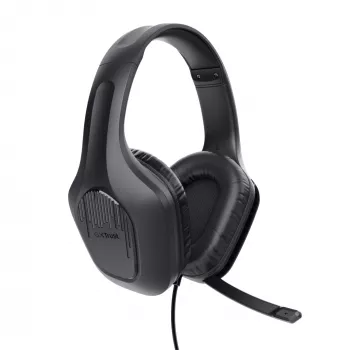 Trust GXT 415 Zirox ausinės, laidinės, ant ausų, žaidimams, juodos