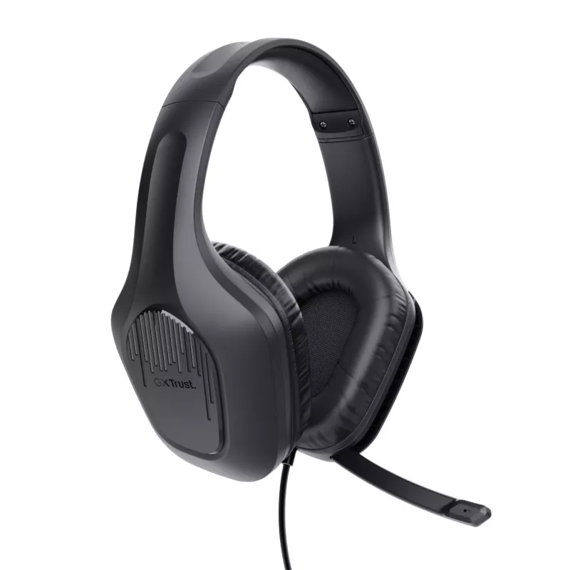 Trust GXT 415 Zirox ausinės, laidinės, ant ausų, žaidimams, juodos