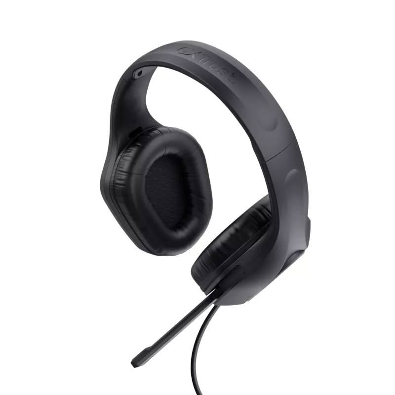 Trust GXT 415 Zirox ausinės, laidinės, ant ausų, žaidimams, juodos