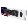 Trust Primo klaviatūros ir pelės rinkinys, laidinis, USB, QWERTY, US anglų, juoda