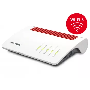 FRITZ!Box 7590 AX belaidis maršrutizatorius Gigabit Ethernet dviejų juostų (2,4 GHz / 5 GHz) Baltas