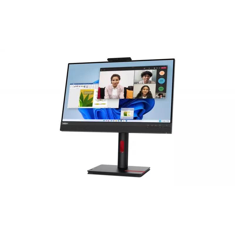 Lenovo ThinkCentre Tiny-In-One 24 Gen 5 monitor 60,5 cm (23,8 colio) 1920 x 1080 pikselių Full HD LED liečiamas ekranas juodas