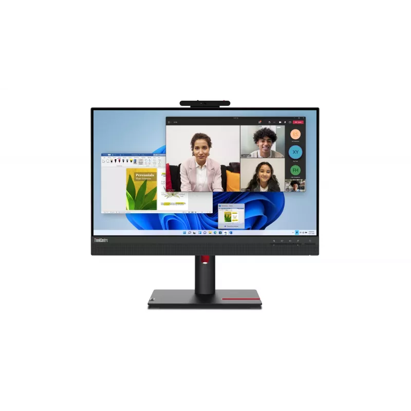 Lenovo ThinkCentre Tiny-In-One 24 Gen 5 monitor 60,5 cm (23,8 colio) 1920 x 1080 pikselių Full HD LED liečiamas ekranas juodas