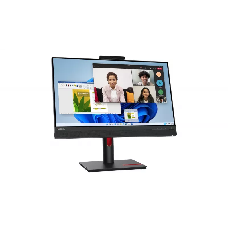 Lenovo ThinkCentre Tiny-In-One 24 Gen 5 monitor 60,5 cm (23,8 colio) 1920 x 1080 pikselių Full HD LED liečiamas ekranas juodas