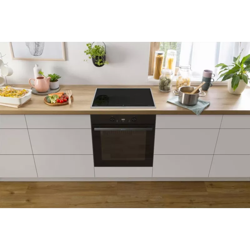 Įmontuojama elektrinė orkaitė Gorenje G400 BPS6737E04DBG, 77 L, 3500 W, liečiamas valdymas, pirolizė, juoda
