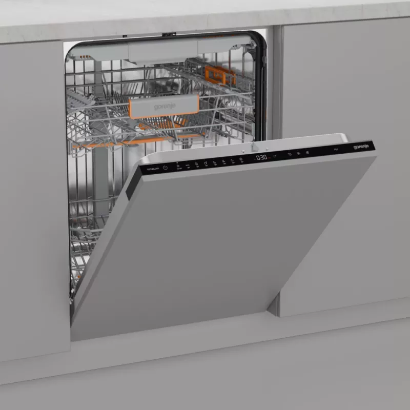 Indaplovė po stalviršiu Gorenje GV663B65XXL – nerūdijantis plienas, 60 cm, 14 komplektų, 6 programos, 38 dB