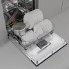 Indaplovė po stalviršiu Gorenje GV663B65XXL – nerūdijantis plienas, 60 cm, 14 komplektų, 6 programos, 38 dB