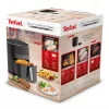 Tefal Easy Fry Grill & Steam FW2018 Karšto oro gruzdintuvė su griliu ir garinimo funkcija, 1700 W, juoda