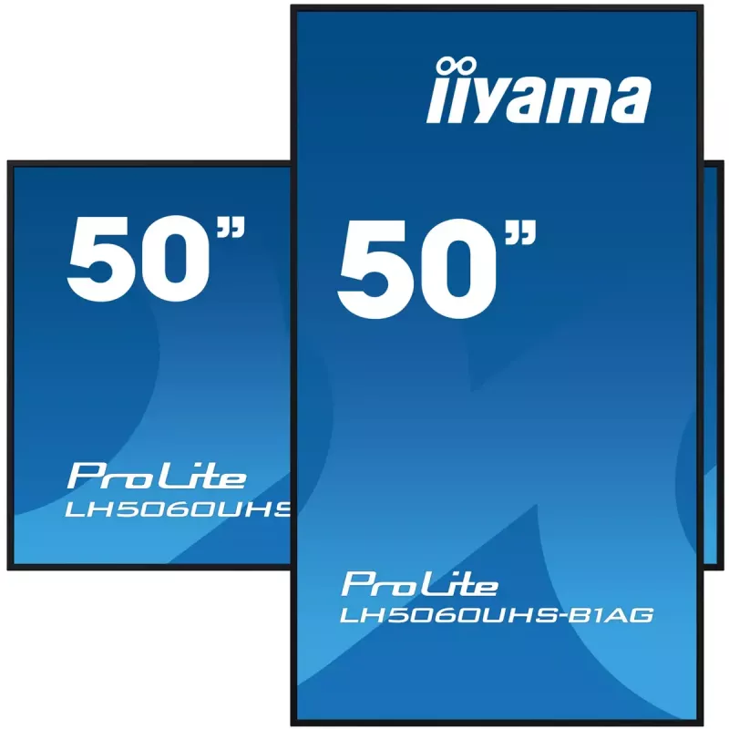 Skaitmeninė lenta iiyama LH5060UHS-B1AG 49.5 colių LED 4K Ultra HD 3840 x 2160