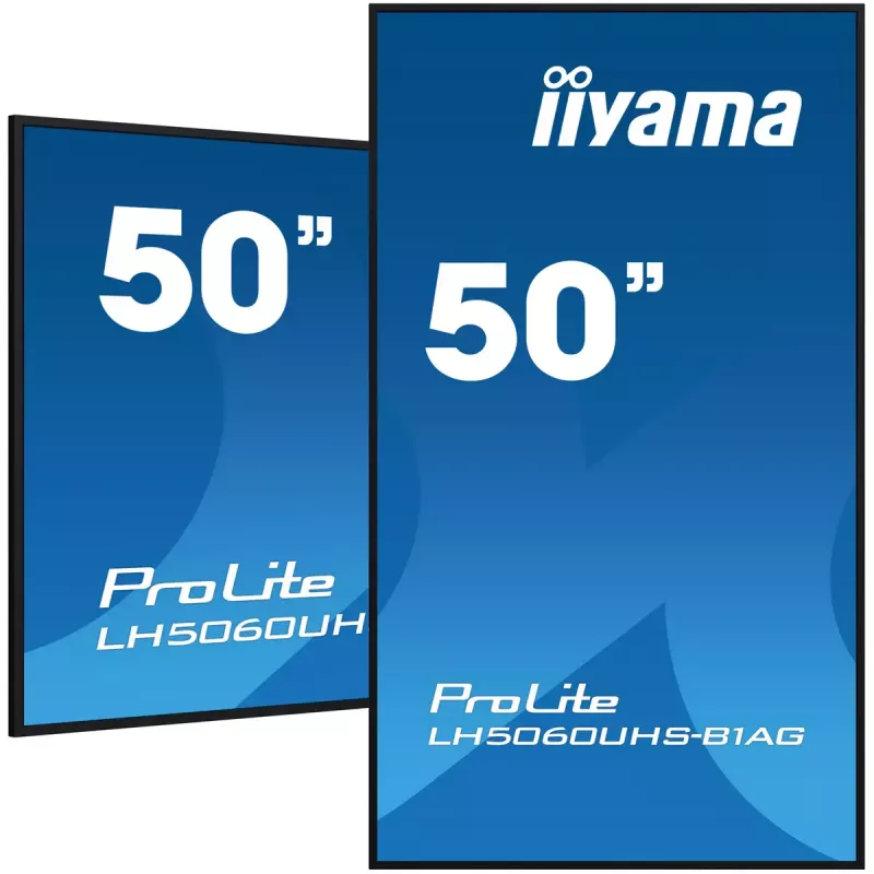 Skaitmeninė lenta iiyama LH5060UHS-B1AG 49.5 colių LED 4K Ultra HD 3840 x 2160