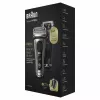 Braun Series 9 Pro+ 9525s šlapio ir sauso skutimo folijinis skustuvas su trimeriu, Metallic