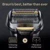 Braun Series 9 Pro+ 9525s šlapio ir sauso skutimo folijinis skustuvas su trimeriu, Metallic