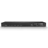 Lindy 4 prievadų HDMI 18G skirstytuvas su garso išvedimu ir raiškos mažinimu