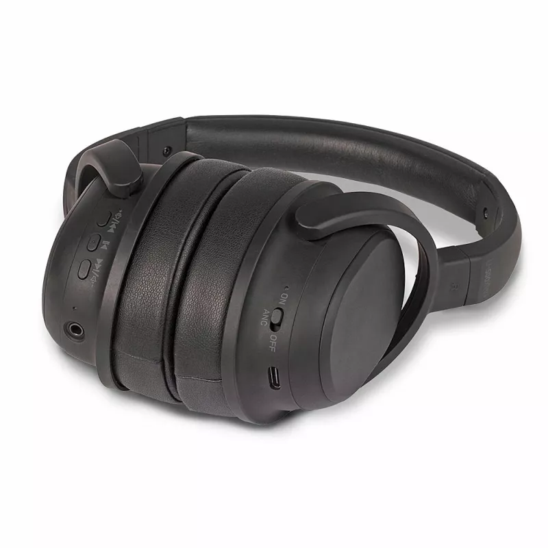 Lindy LH500XW+ ausinės laidinės ir belaidės, ant ausų, juodos, USB-C, Bluetooth 5.0