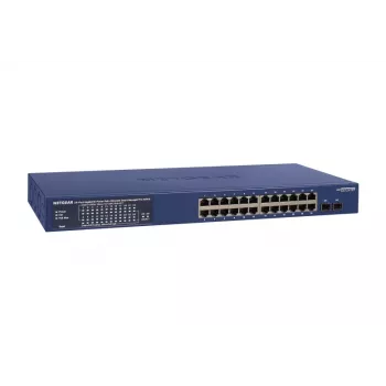 NETGEAR GS724TP-300EUS valdomas tinklo jungiklis L2/L3/L4 Gigabit Ethernet (10/100/1000) su PoE, mėlynas