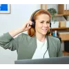 Ausinės Trust HS-260 laidinės, antausinės, biurui/skambučių centrui, USB Type-A, juodos