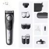 Braun BeardTrimmer 9 BT9560 baterija 52 2 cm šlapias ir sausas juodas, pilkas