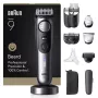 Braun BeardTrimmer 9 BT9560 baterija 52 2 cm šlapias ir sausas juodas, pilkas
